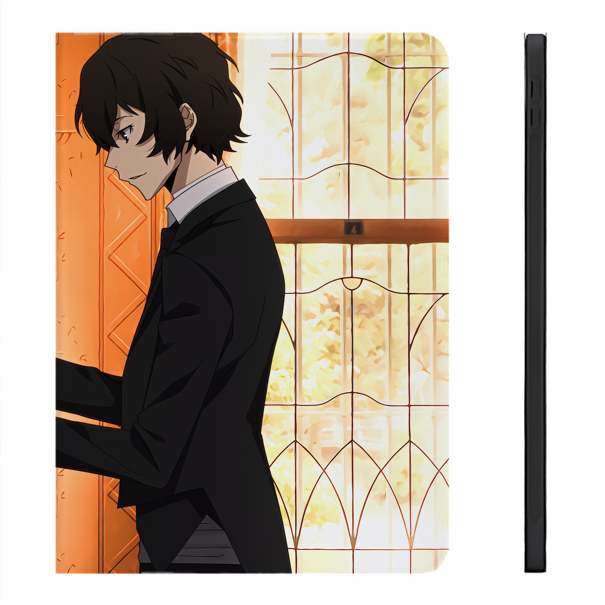 （画像用） 文豪ストレイドッグス Bungo Stray Dogs IPadケース ペンホルダー付き ブックスタイルデザイン